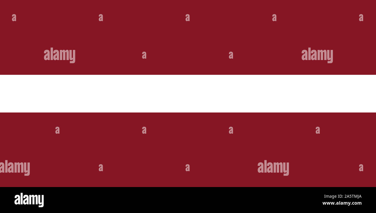 Nationalfahne, Flagge von Lettland, Europa Stock Photo