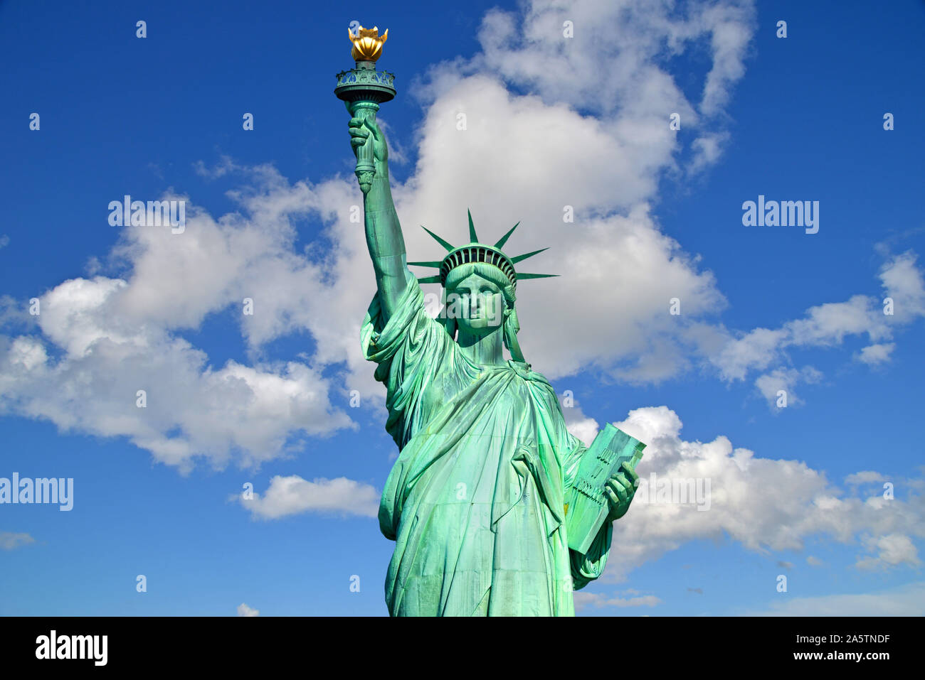 Die Freiheitsstatue in Manhattan, New York, USA Stock Photo