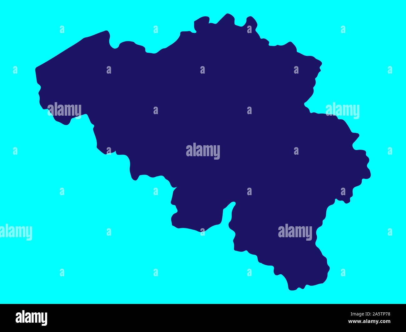 Map of belgium eps hi-res stock photography and images - Alamy
