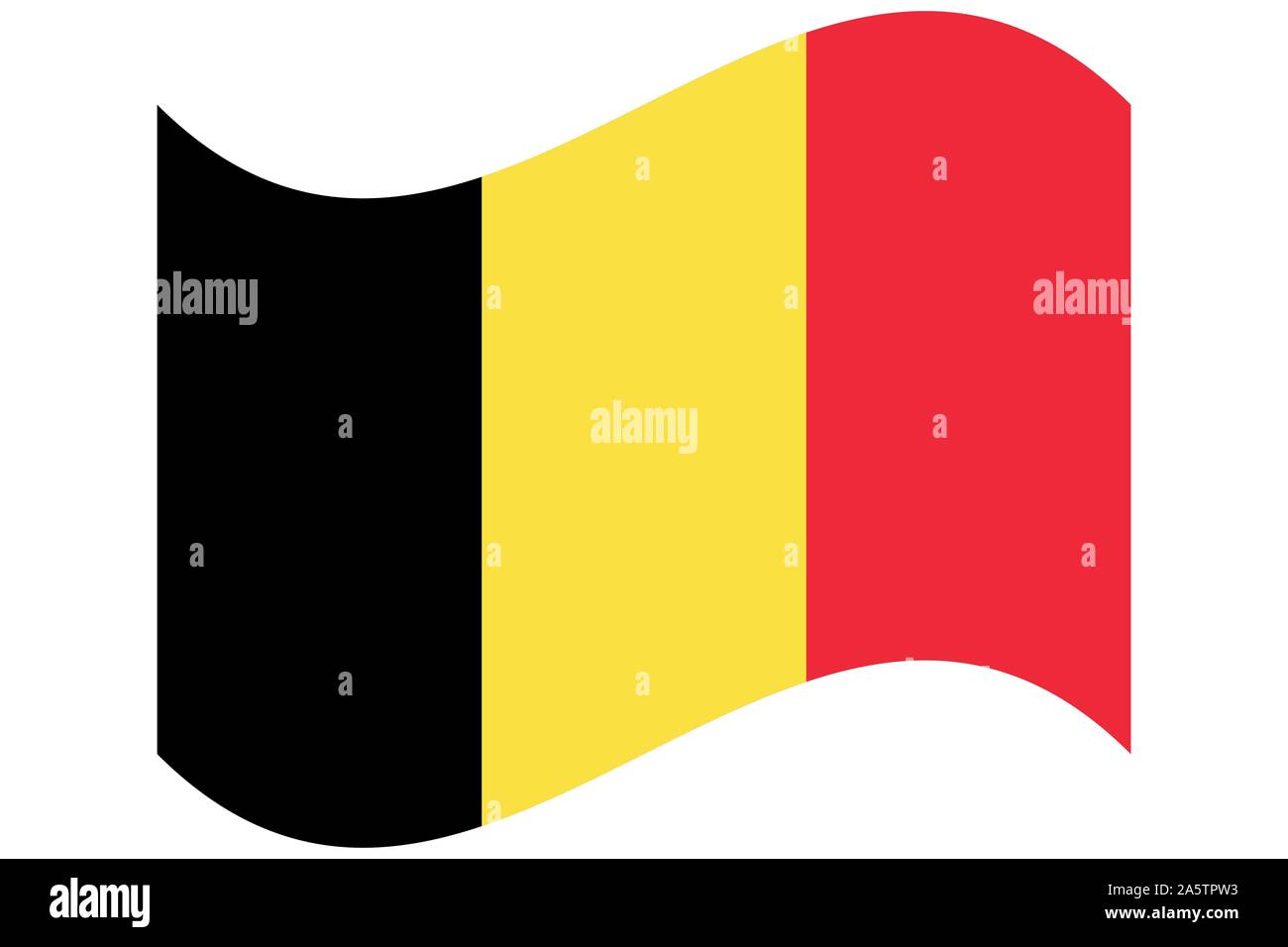 Wave Flag of Belgium Vector illustration eps 10 Stock Vector Image ...
