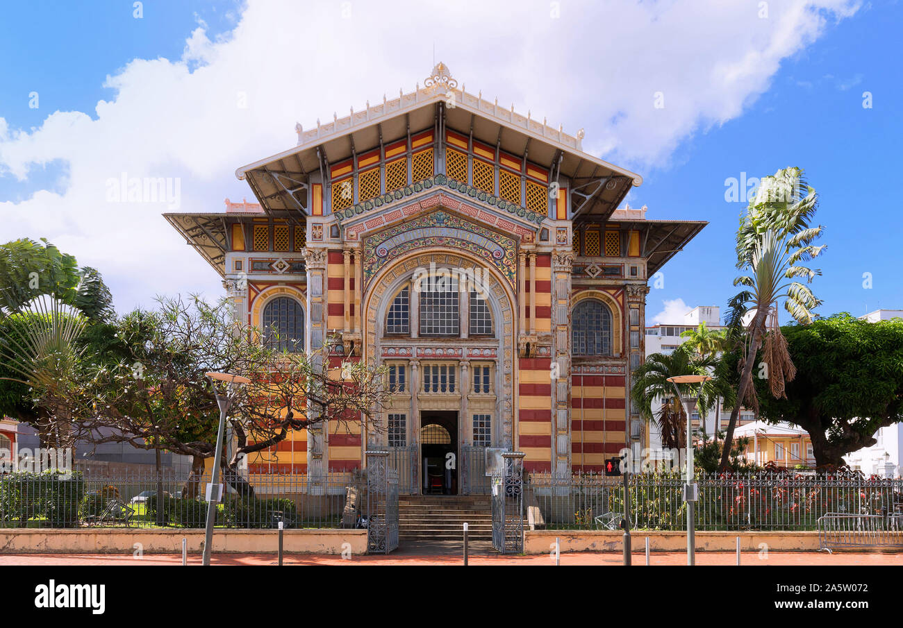 The Schoelcher library., Fort de France city, Martinique island, French