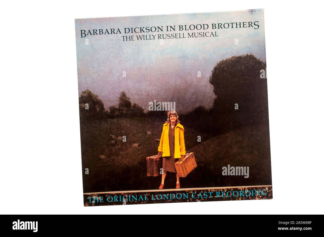 Original London cast recording of Barbara Dickson in Blood Brothers the Willy Russell Musical.  Released in 1983. Stock Photo