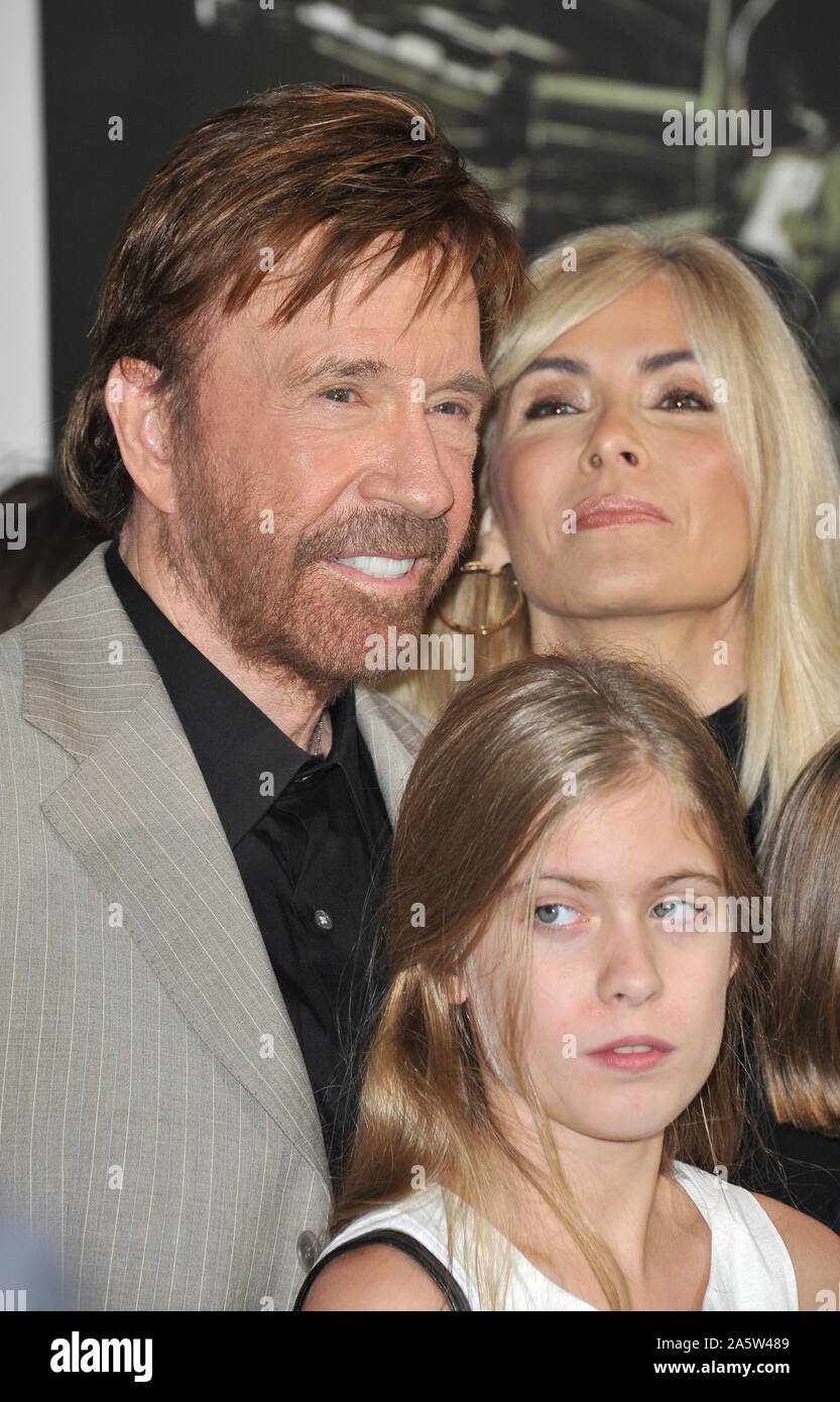 LOS ANGELES, CA. January 08, 2010: Chuck Norris at the Los Angeles premiere of his movie 'The Expendables 2' at Grauman's Chinese Theatre, Hollywood. © 2012 Paul Smith / Featureflash Stock Photo