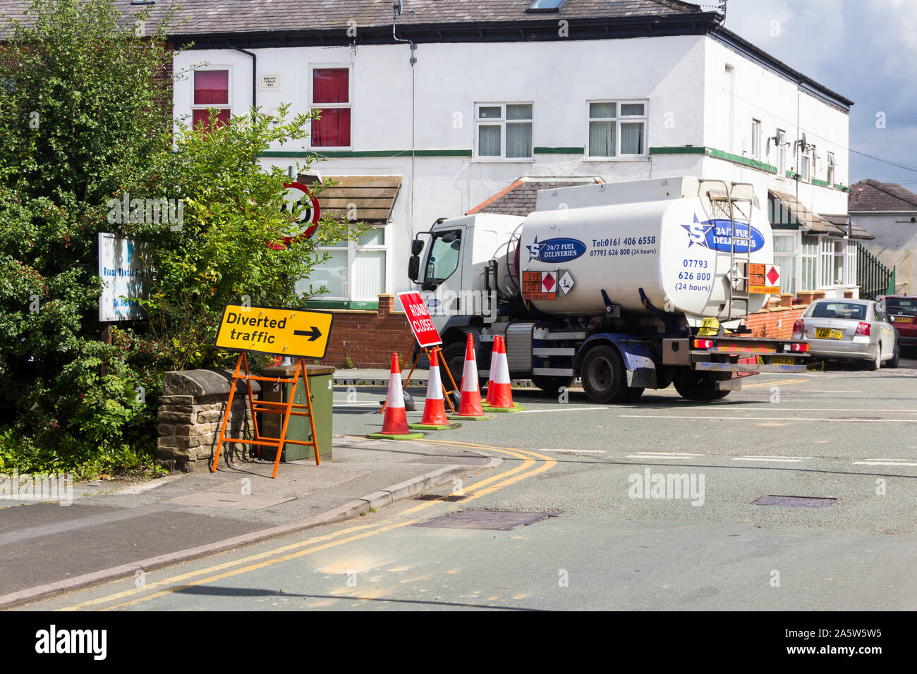 Partial road closure and diversion on at Granville Street/Bolton Road