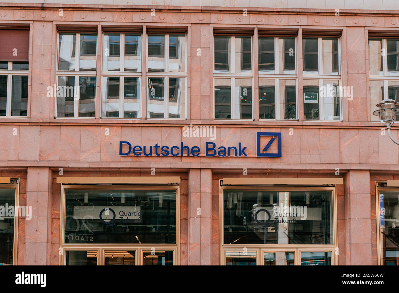 Entrance To Deutsche Bank Stock Photos Entrance To Deutsche Bank