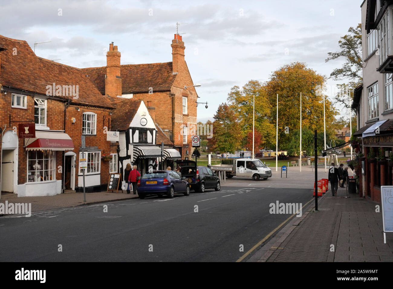 Sheep street, Stratford upon Avon Stock Photo Alamy
