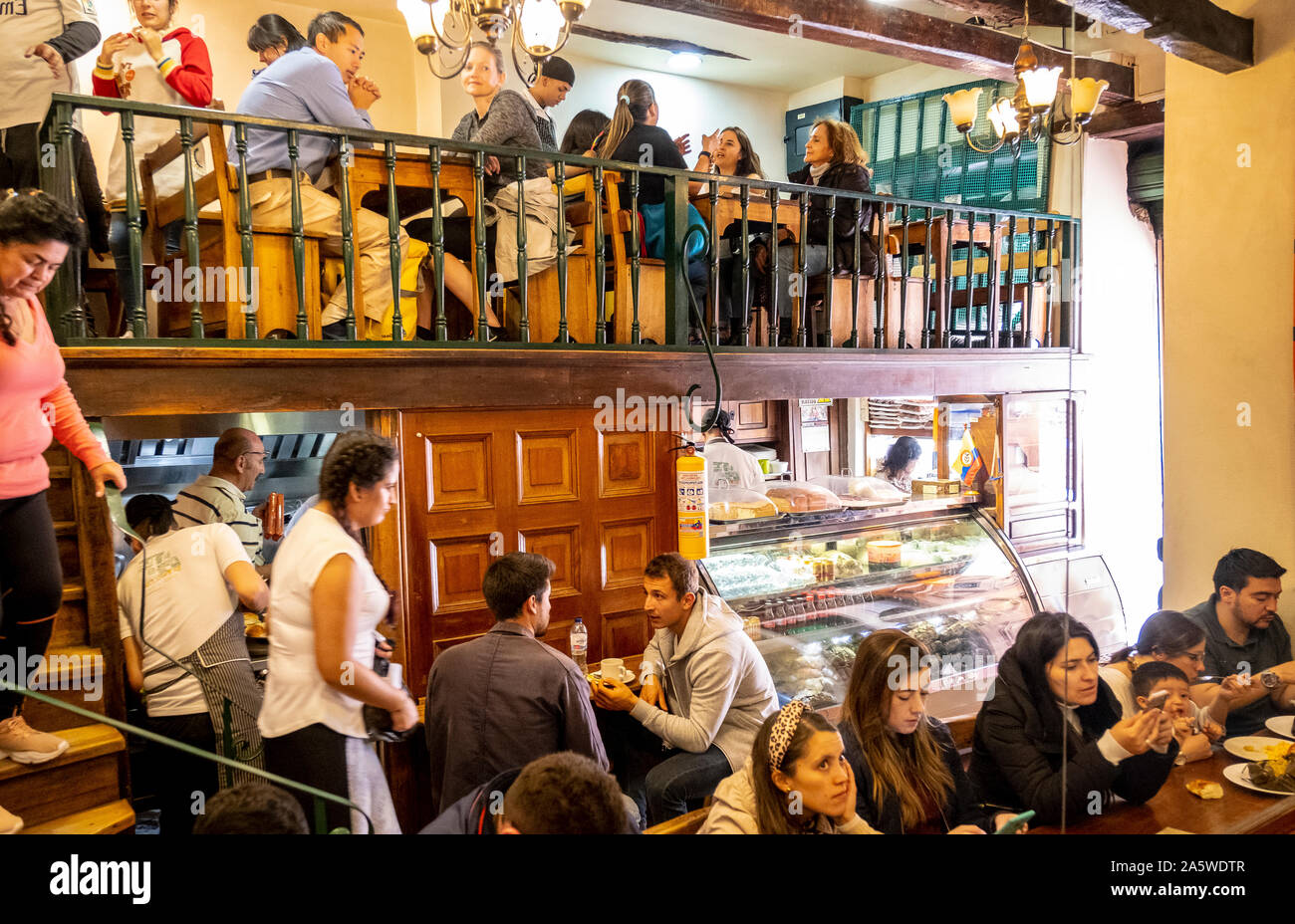 La Puerta Falsa restaurant, Bogotá, Colombia Stock Photo - Alamy