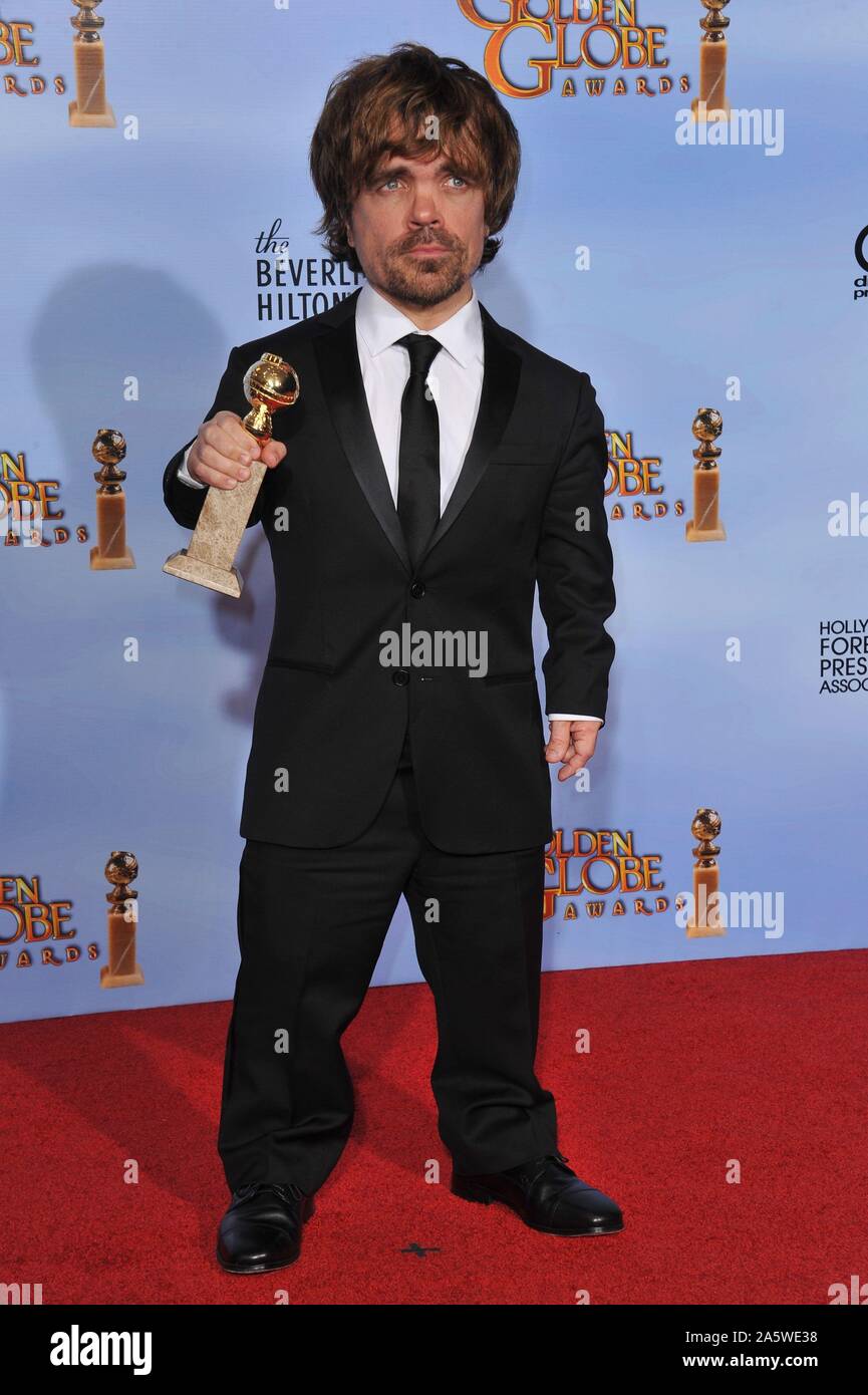 LOS ANGELES, CA. January 15, 2012 Peter Dinklage at the 69th Golden