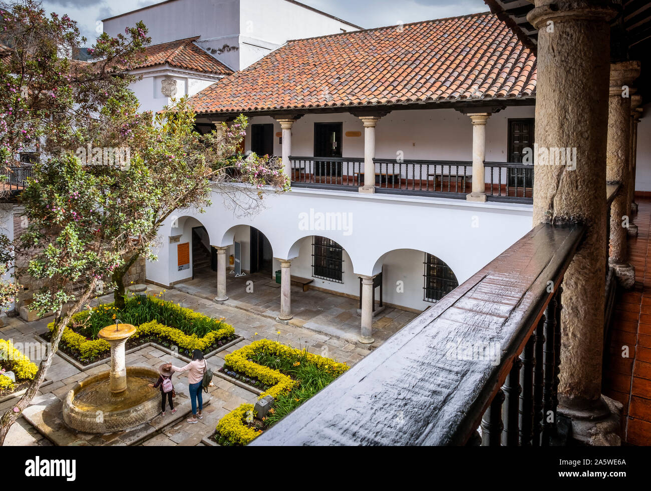 Courtyard of Museo Casa de Moneda or Casa de la Moneda museum, Bogota,  Colombia Stock Photo - Alamy