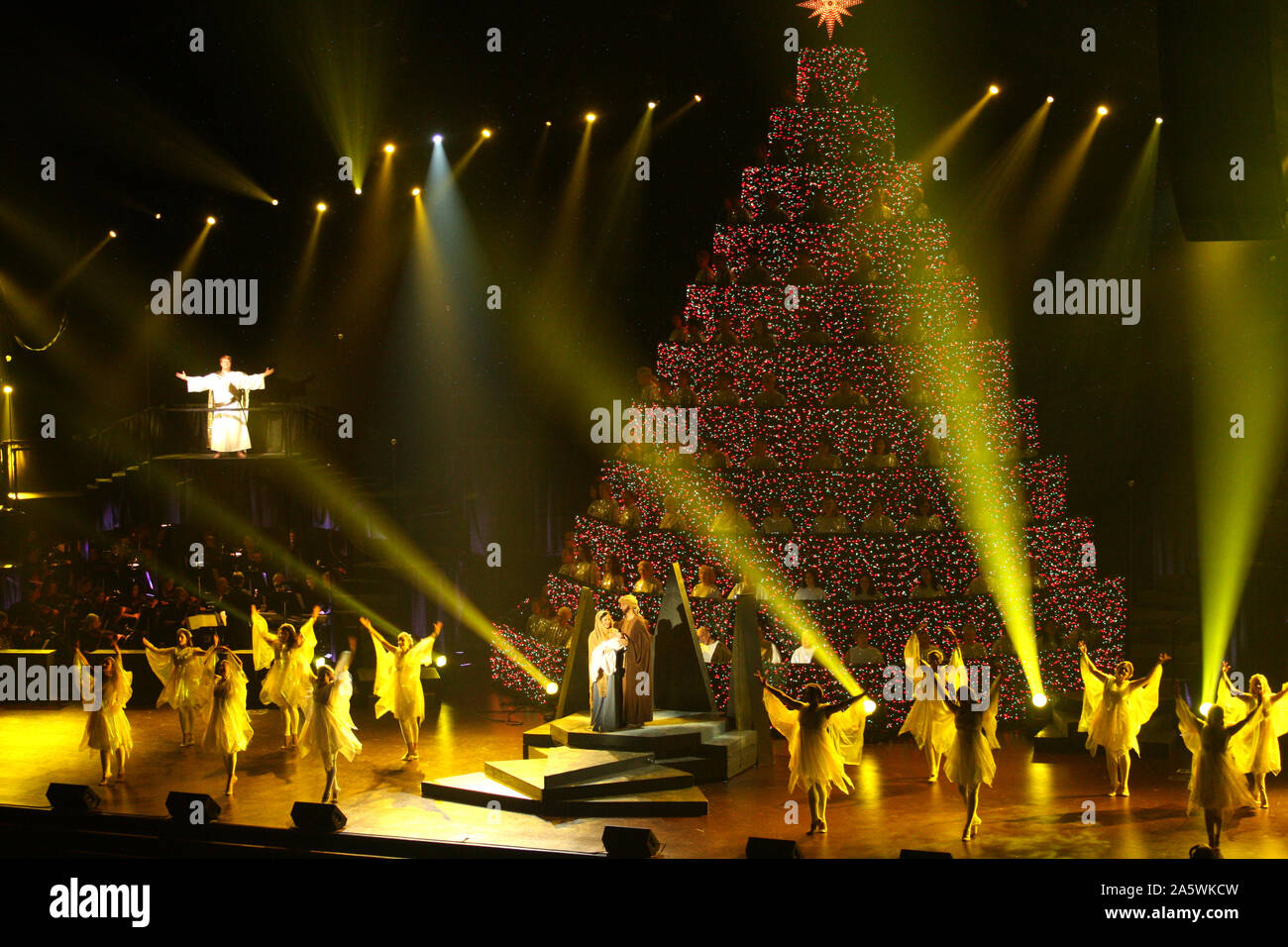 Nativity scene during Virginia Spectacular Show at TRBC in Lynchburg