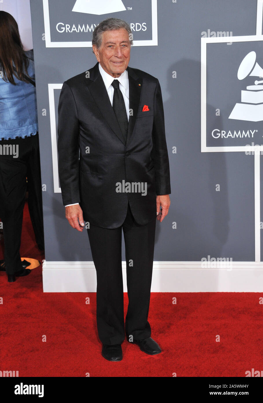 LOS ANGELES, CA. February 12, 2012: Tony Bennett at the 54th Annual Grammy Awards at the Staples Centre, Los Angeles. © 2012 Paul Smith / Featureflash Stock Photo