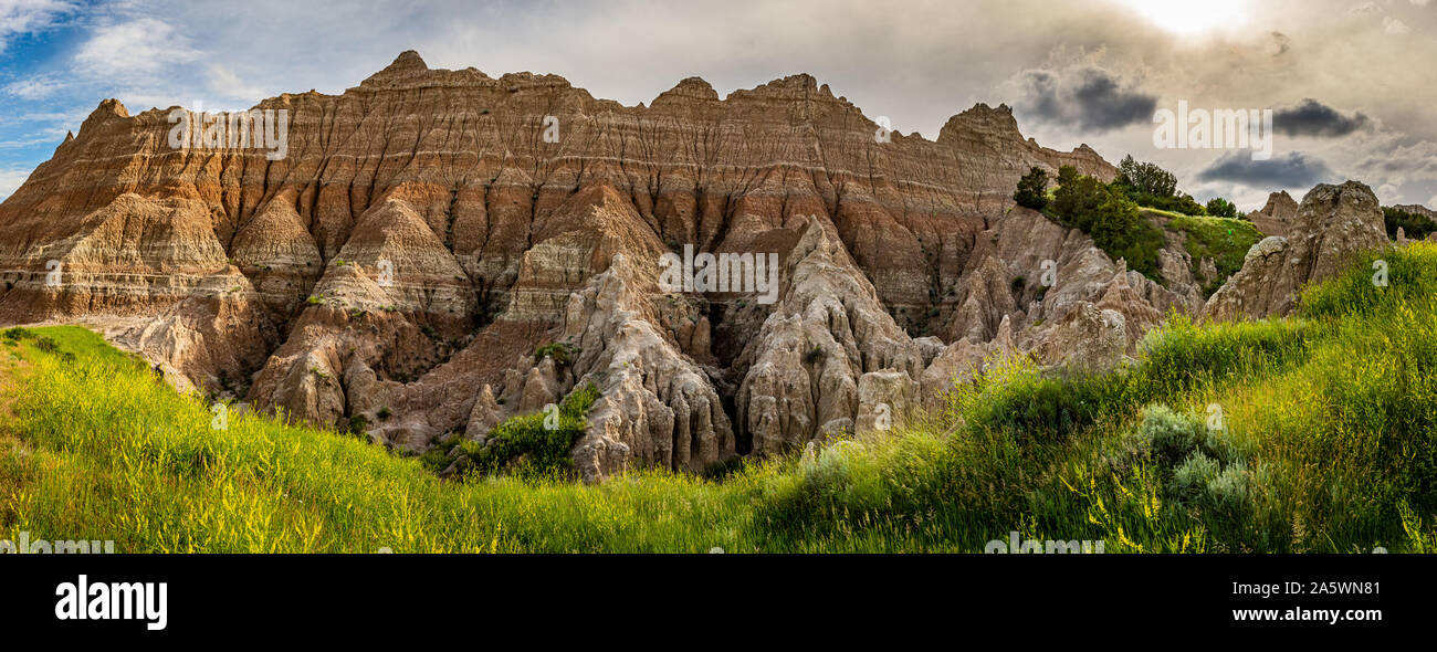 Badlands National Park is located in southwestern South Dakota