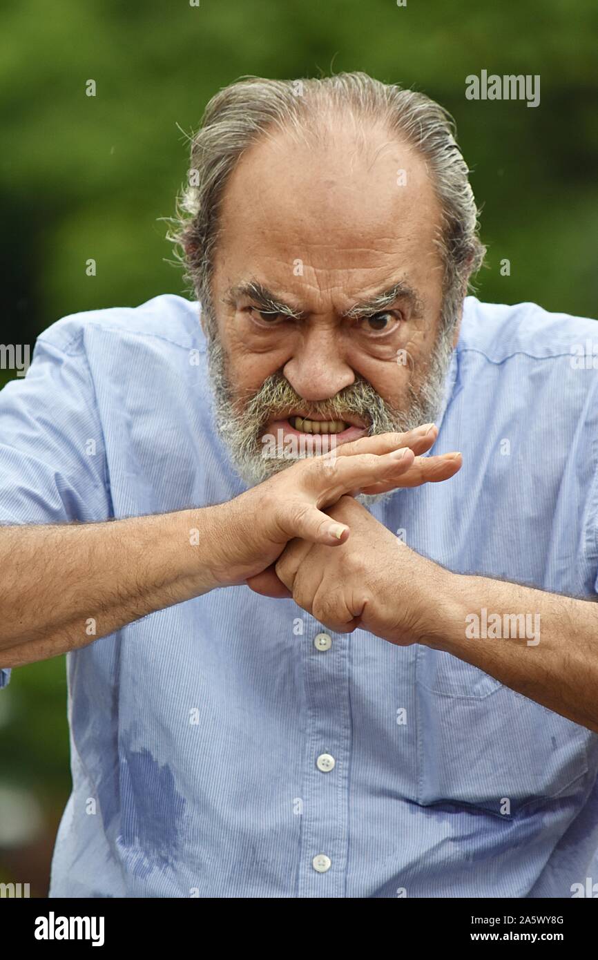 Colombian Male And Anger Stock Photo - Alamy