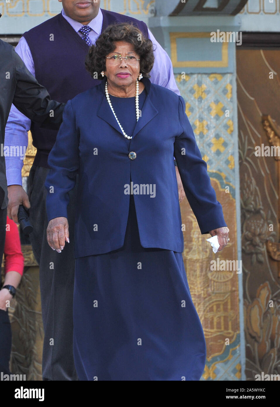 Michael jackson mother katherine jackson hires stock photography and