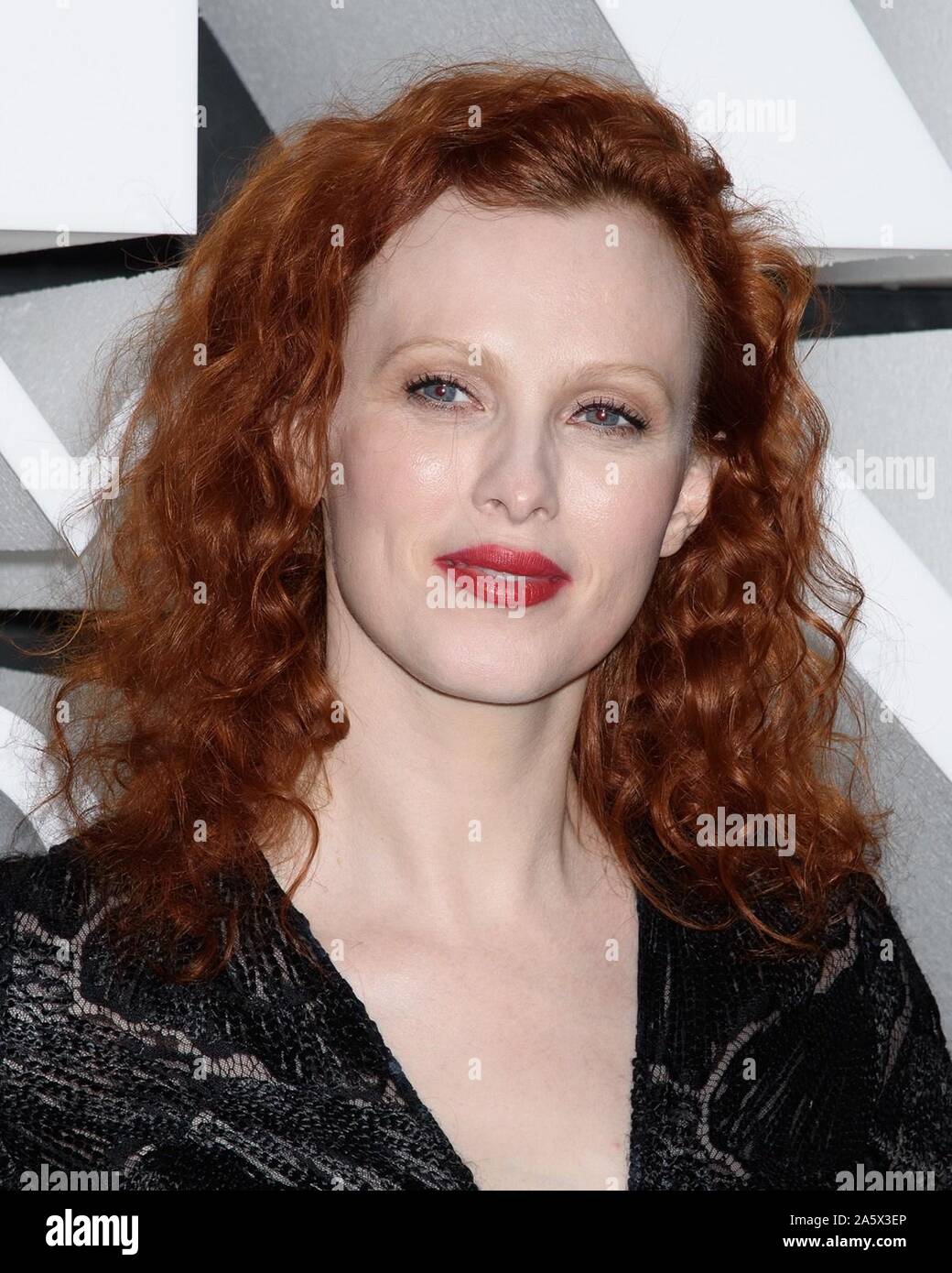 New York, NY, USA. 22nd Oct, 2019. Karen Elson at arrivals for Nordstrom NYC Flagship Opening Party, 225 West 57th Street, New York, NY October 22, 2019. Credit: RCF/Everett Collection/Alamy Live News Stock Photo