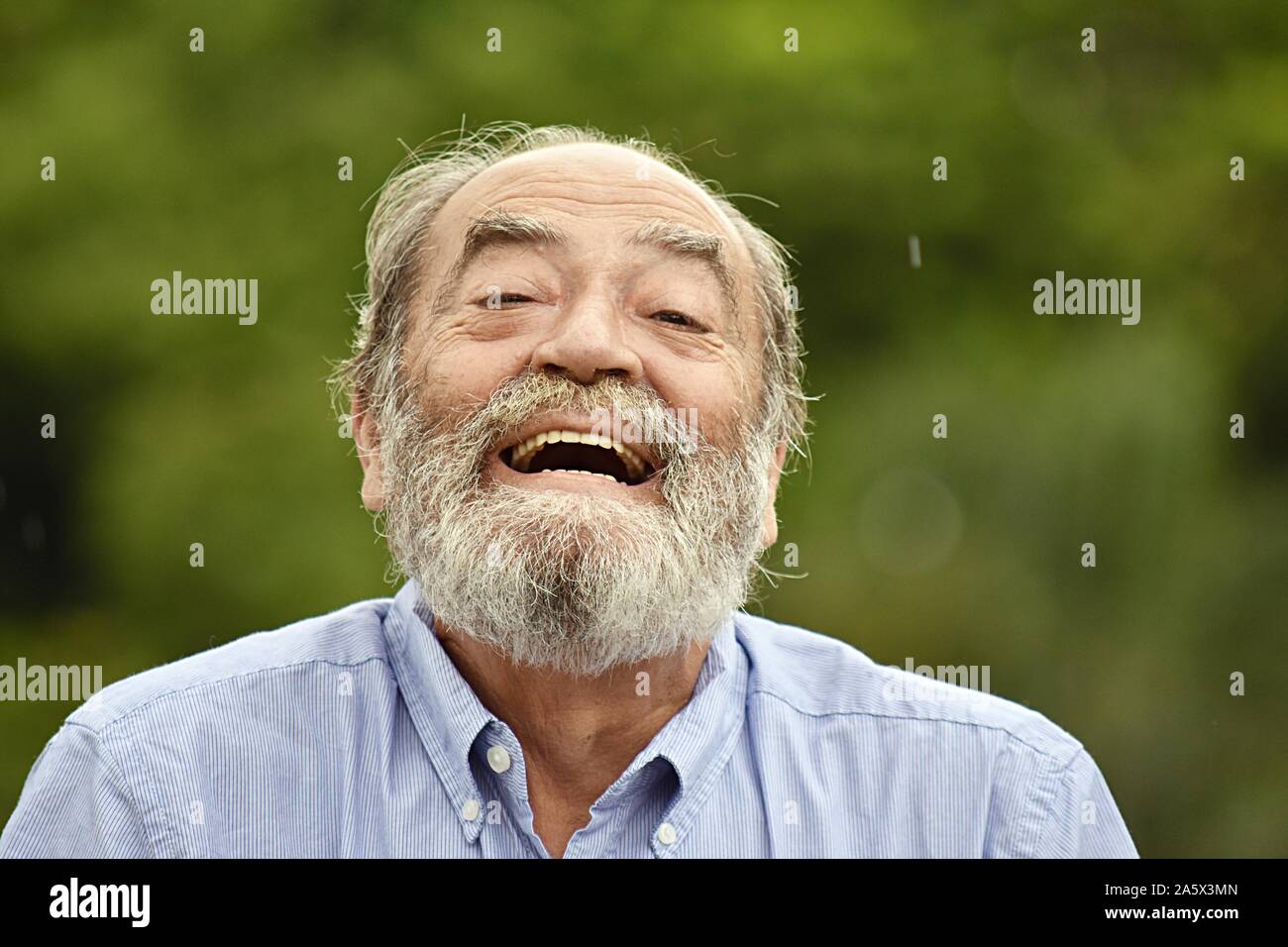 Man And Laughter Stock Photo