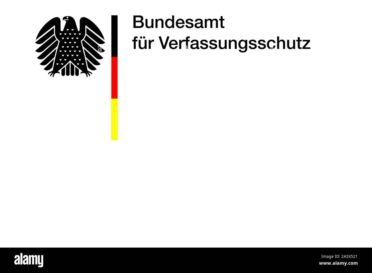 Schild, Bundesamt für Verfassungsschutz, Stock Photo