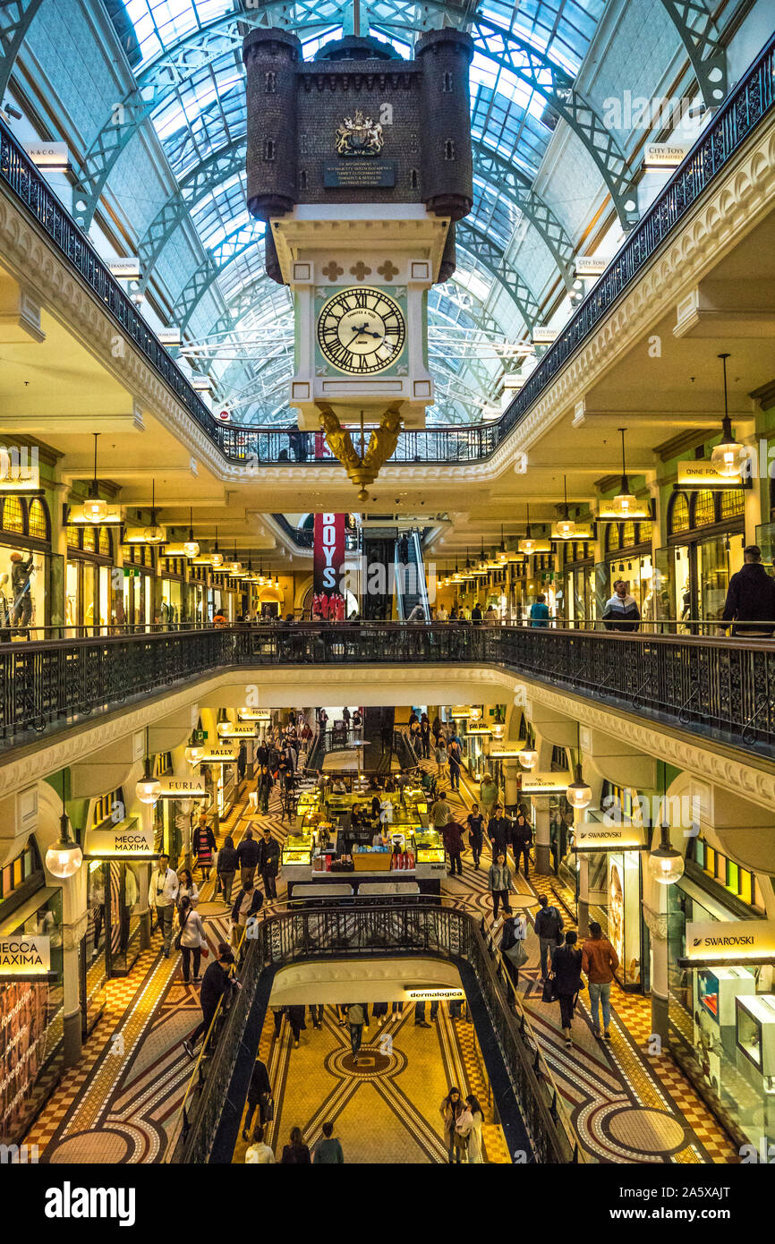 Interior of Queen Victoria Building, Sydney, Australia Stock Photo Alamy