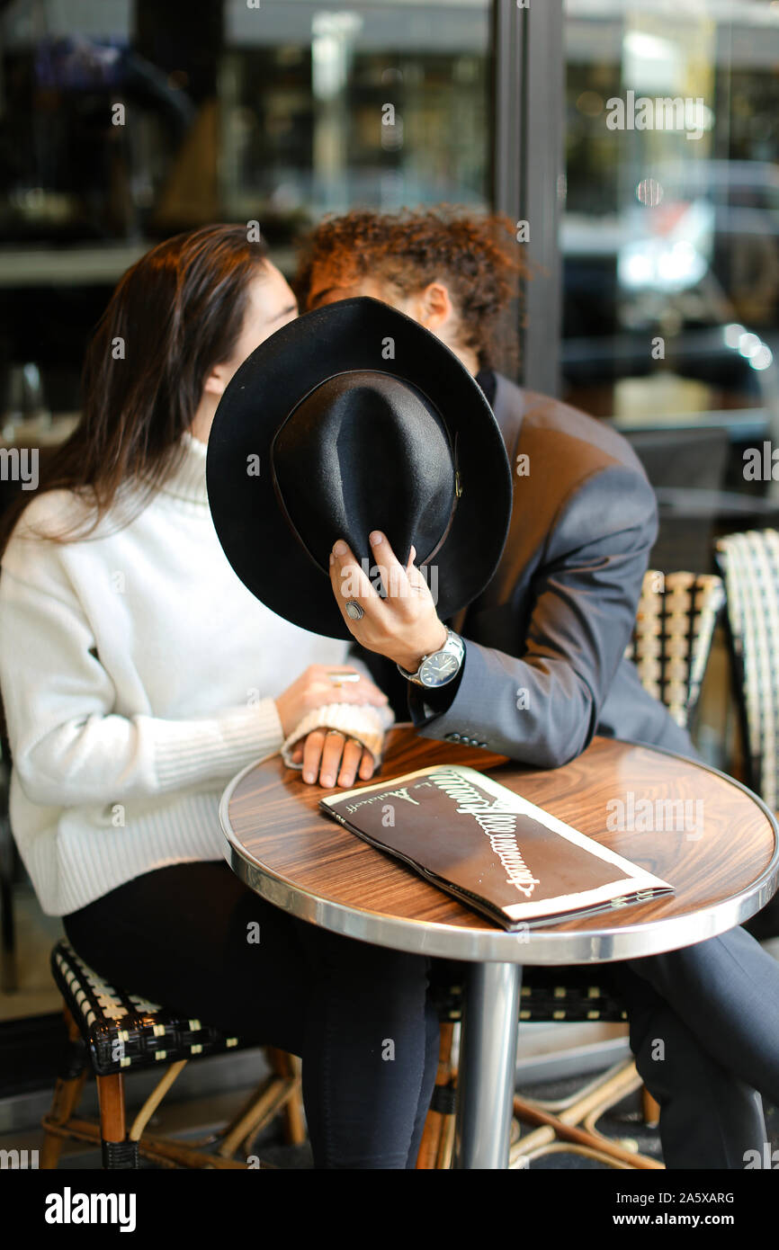 Guy kissing girl on hands hi-res stock photography and images - Alamy