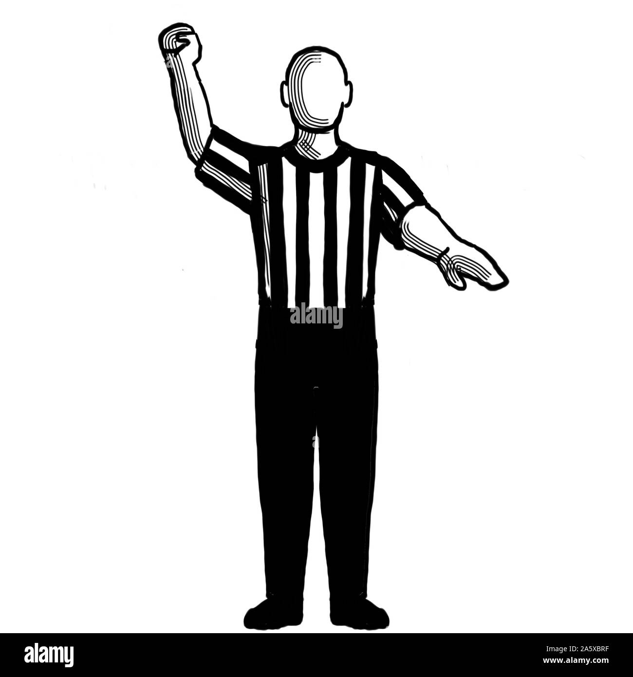 Basketball referee holding signal hires stock photography and images