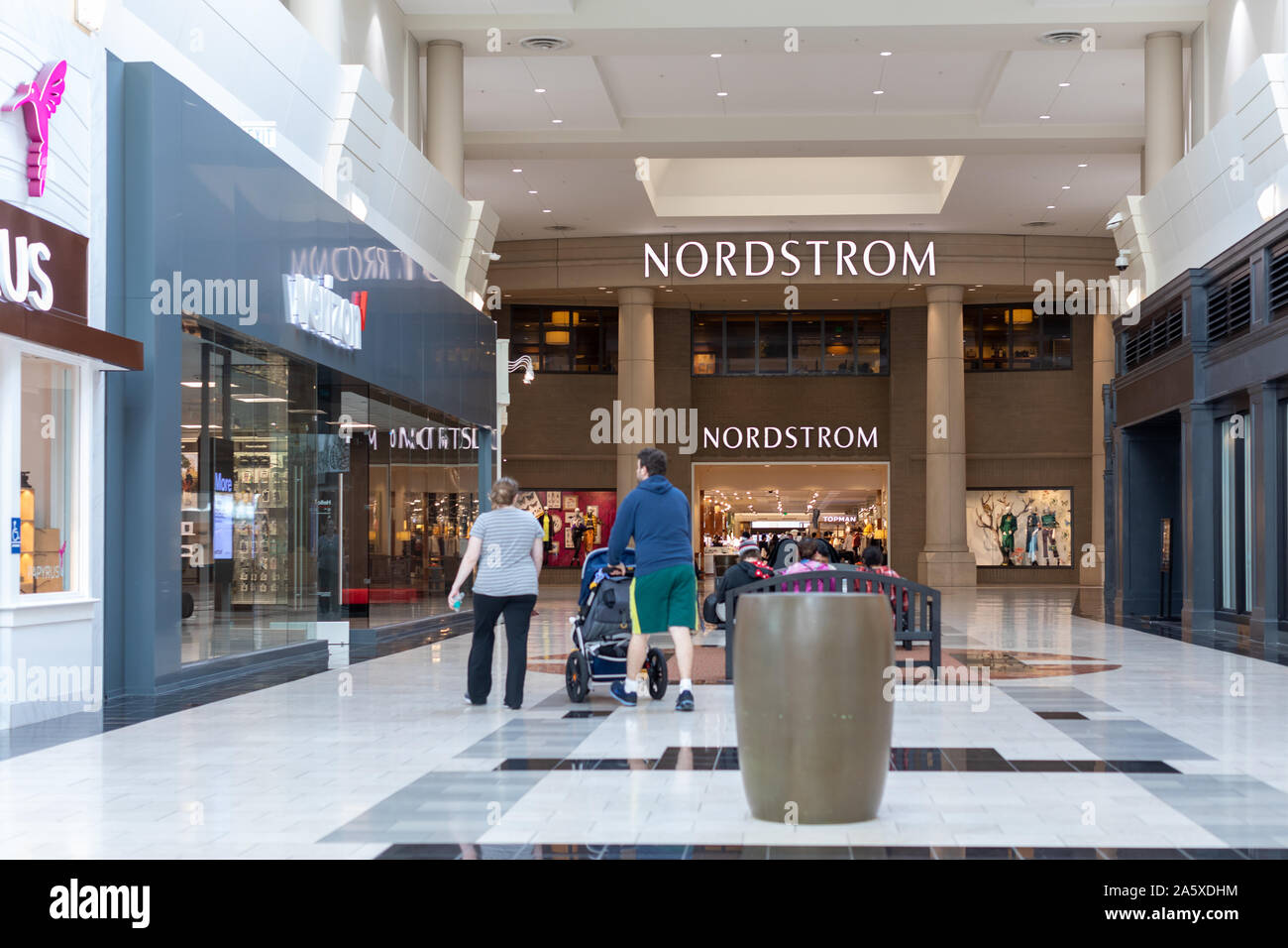 Nordstrom Bracch Inside The Mall Of Somerset. Stock Photo, Picture