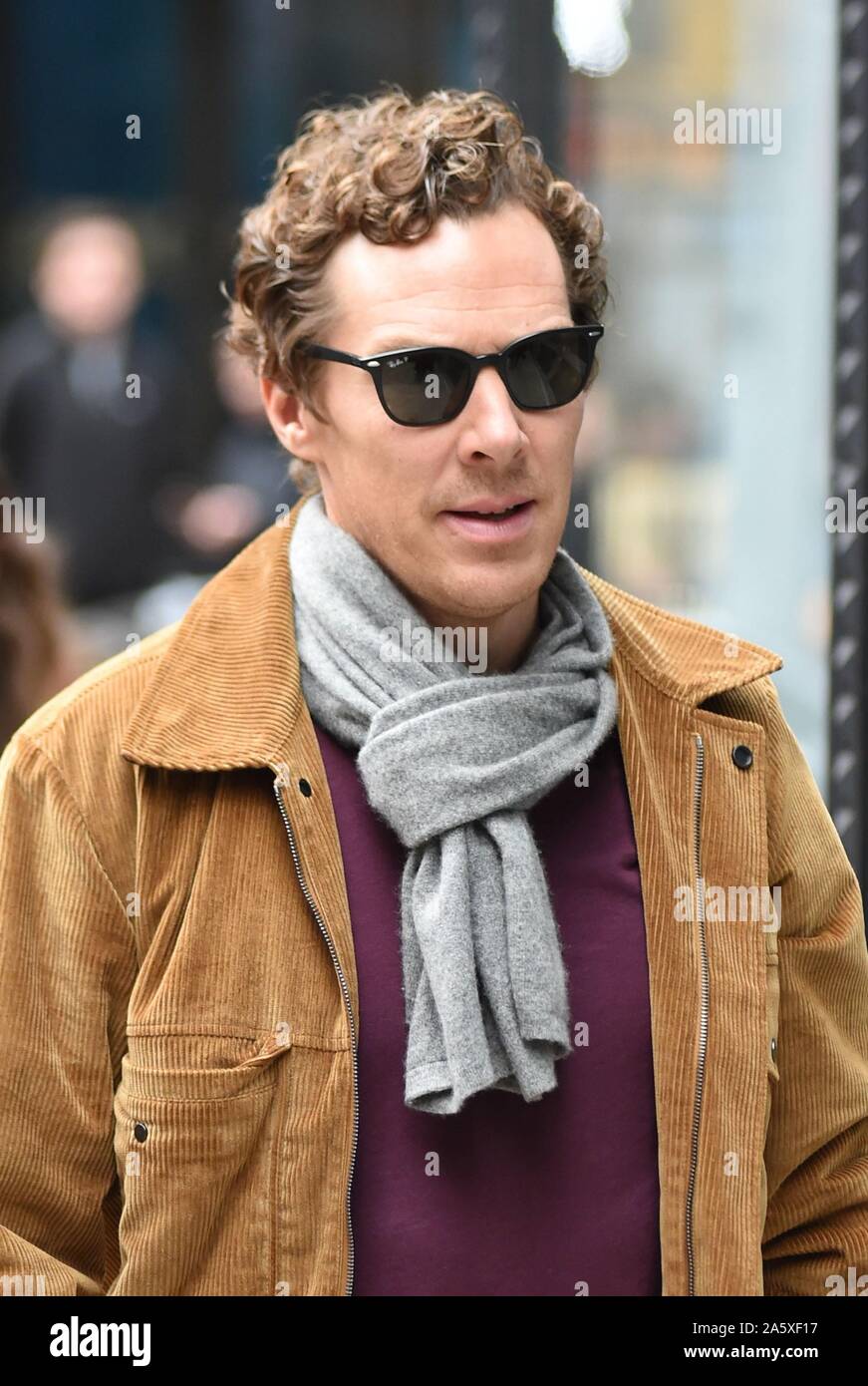 New York, NY, USA. 22nd Oct, 2019. Benedict Cumberbatch out and about
