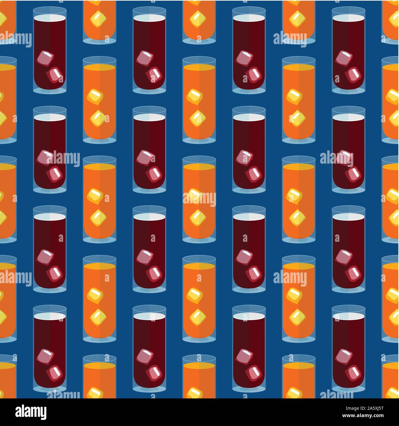 Cocktail Glass Repeat Pattern Seamless flat pattern with cocktail glasses Stock Vector Image & Art ...