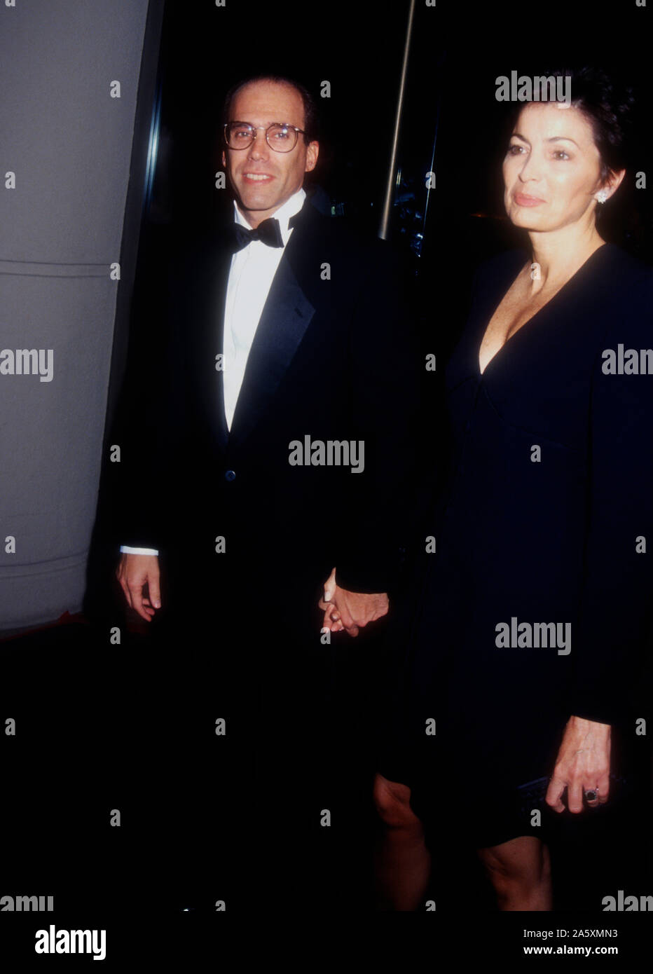 Beverly Hills, California, USA 2nd March 1995 Producer Jeffrey Katzenberg and wife Marilyn Katzenberg attend the 23rd Annual American Film Institute (AFI) Lifetime Achievement Award Salute to Steven Spielberg on March 2, 1995 at the Beverly Hilton Hotel in Beverly Hills, California, USA. Photo by Barry King/Alamy Stock Photo Stock Photo
