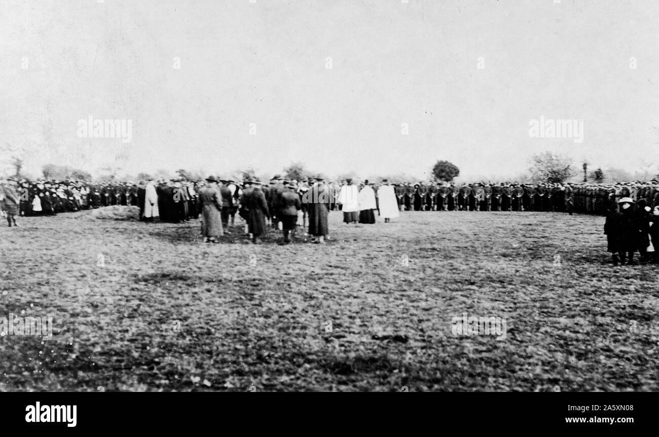 A.E.F. France. Dedication of first American Cemetery in France. (St ...