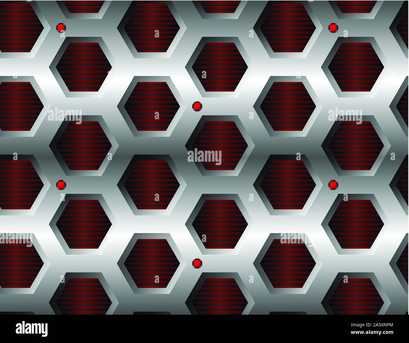 Stock Hexagonal Pattern Hexagonal cellular structure wall Stock Vector Images - Alamy