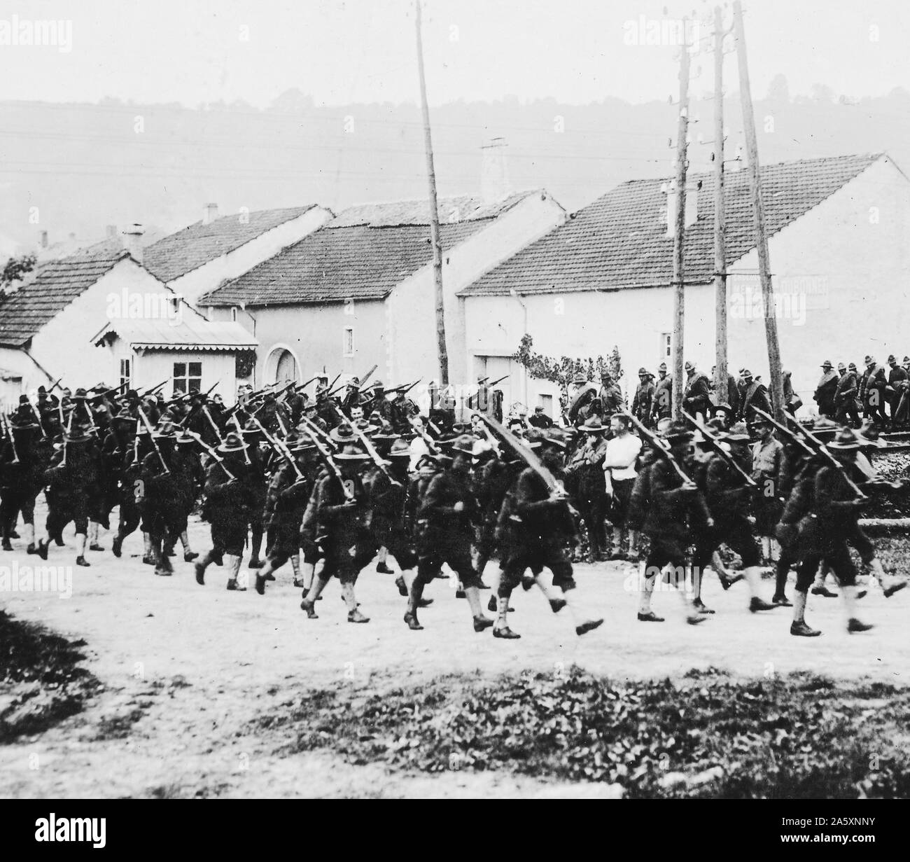 American soldiers in village hi-res stock photography and images - Alamy