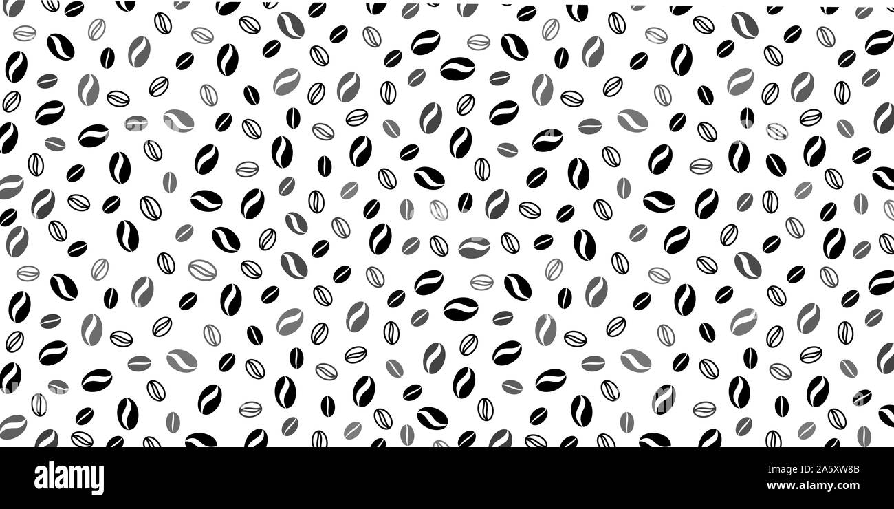 Seamless pattern with Coffee Beans Illustration background Stock Photo ...