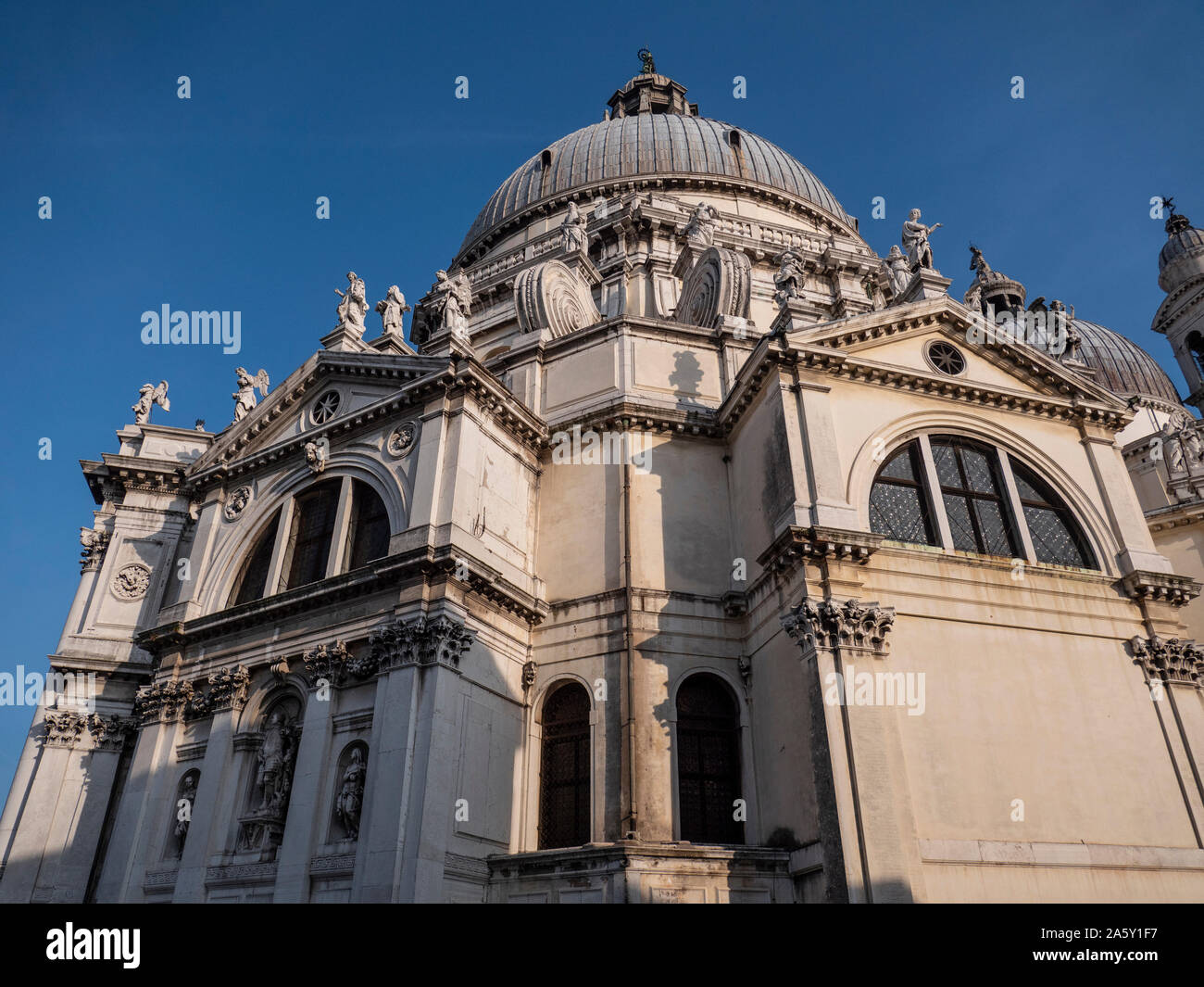Italy, Veneto, Venice, Basilica Santa Maria Della Salute Stock Photo