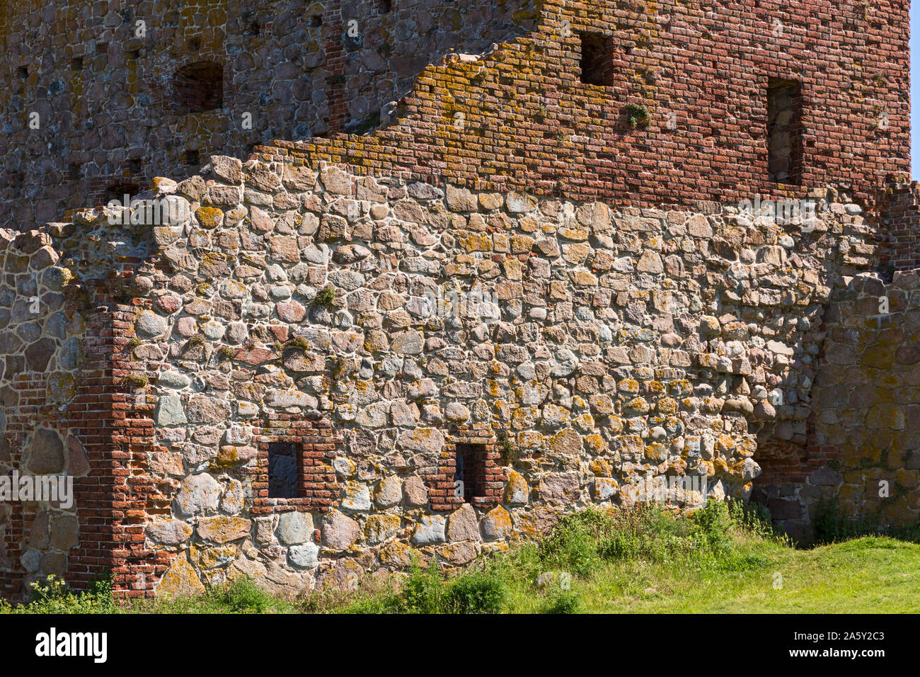 Hammershus, Burgruine, Bornholm, Daenemark Stock Photo Alamy