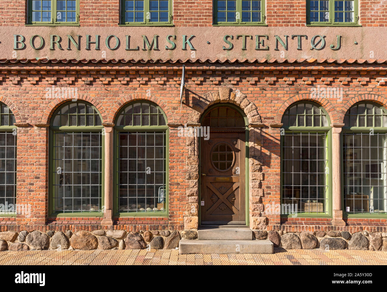 Rønne; Bornholm, Keramikmuseum, Hjorths Fabrik Stock Photo - Alamy