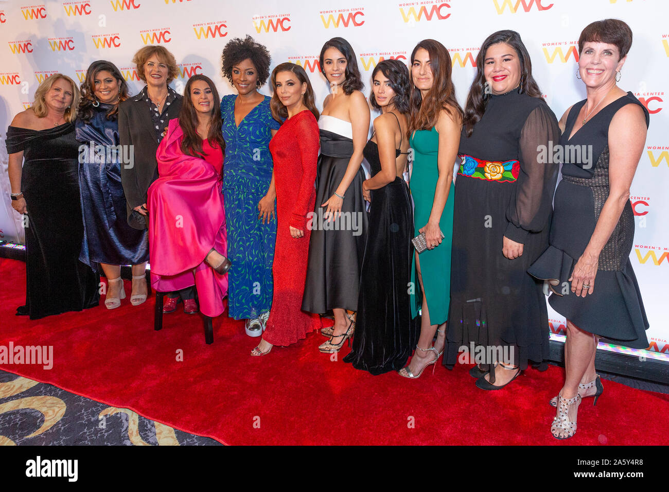 New York, United States. 22nd Oct, 2019. Honorees attend 2019 Women's Media Awards ceremony at Mandarin Oriental Hotel (Photo by Lev Radin/Pacific Press) Credit: Pacific Press Agency/Alamy Live News Stock Photo