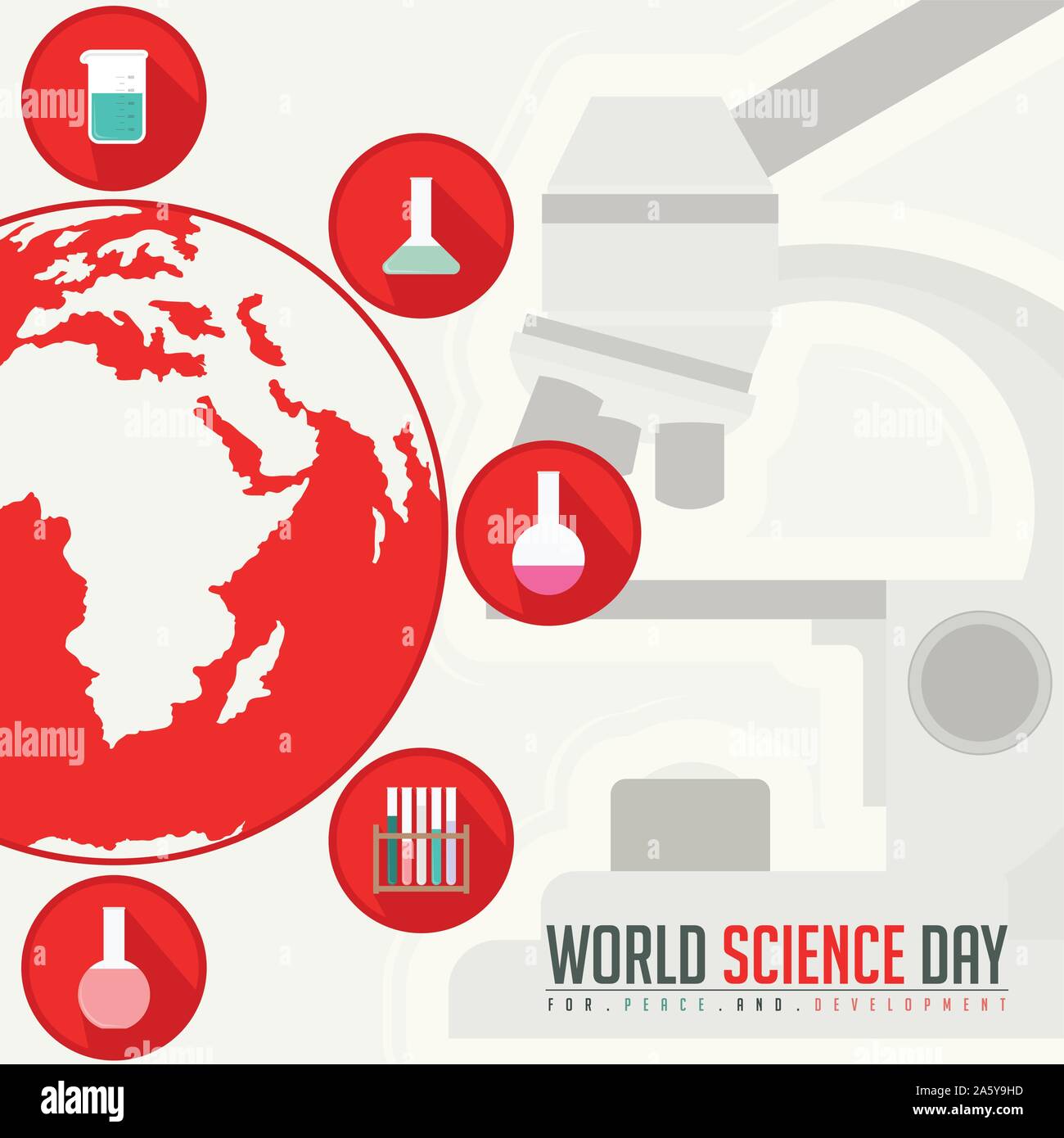 World Science Day Stock Vector Image & Art - Alamy