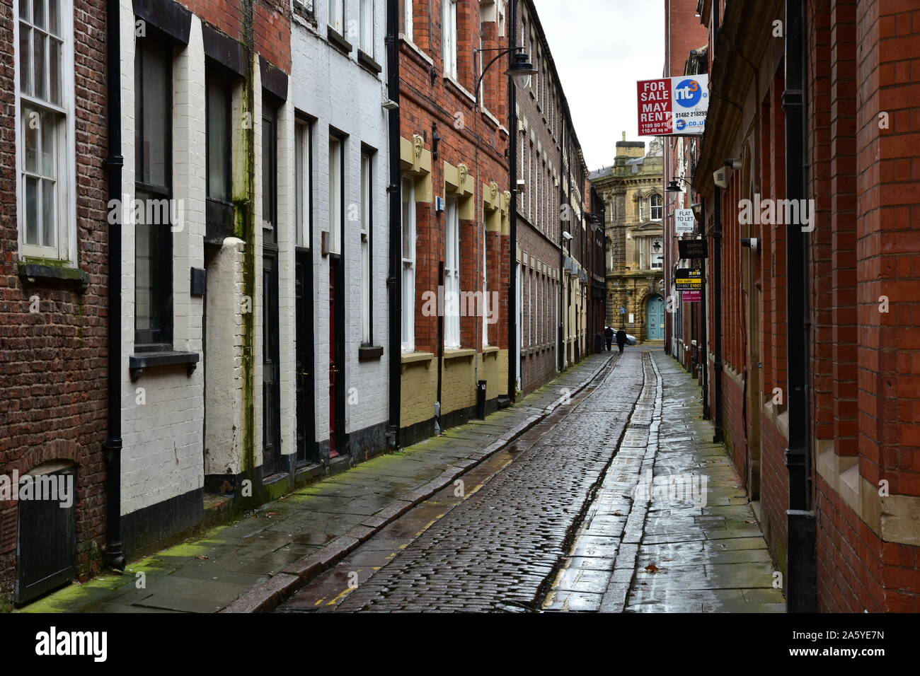 lane, Old Town, Hull, Humberside Stock Photo Alamy