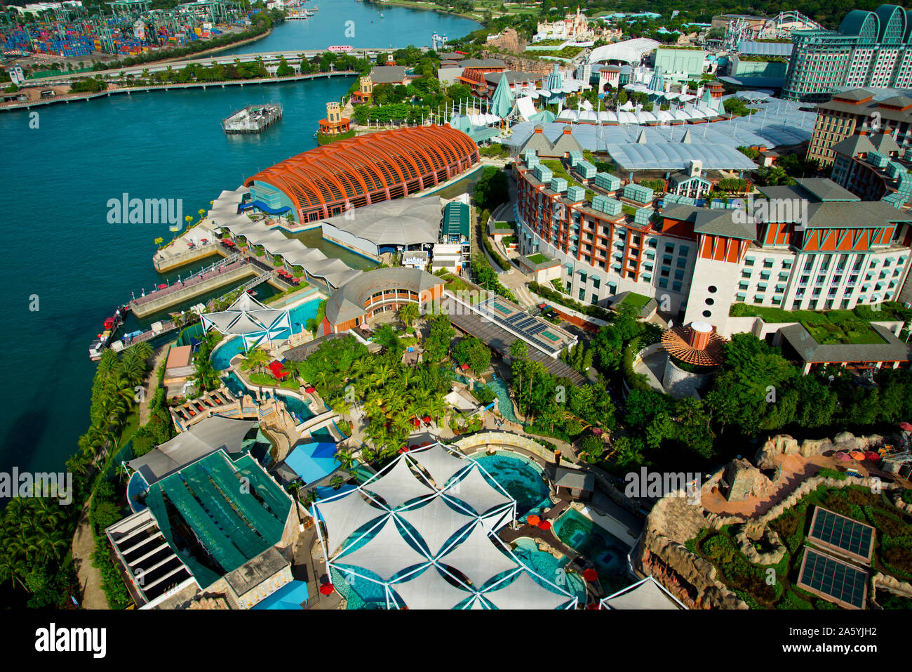 Sentosa Island - Singapore City Stock Photo