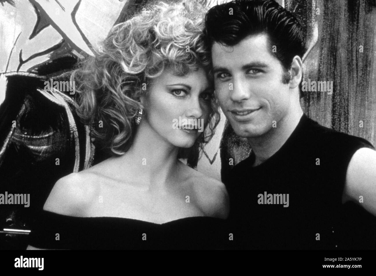 Grease Year : 1978 USA Director : Randal Kleiser Olivia Newton John, John Travolta Stock Photo