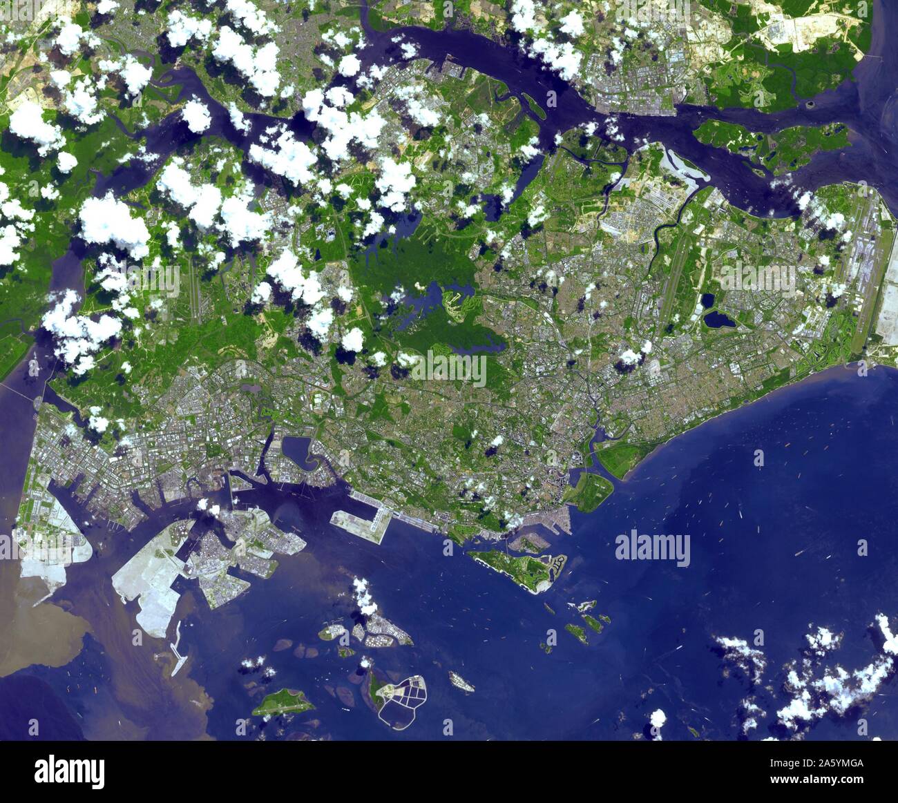 Singapore Map Satellite View Singapore Satellite High Resolution Stock Photography And Images - Alamy