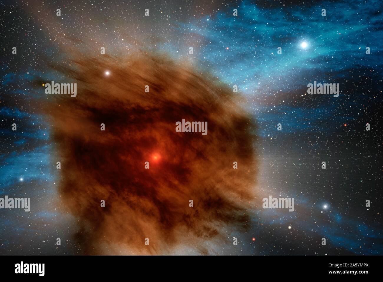 Supernova Shell Astronomers have discovered a giant supernova that is smothered in its ...