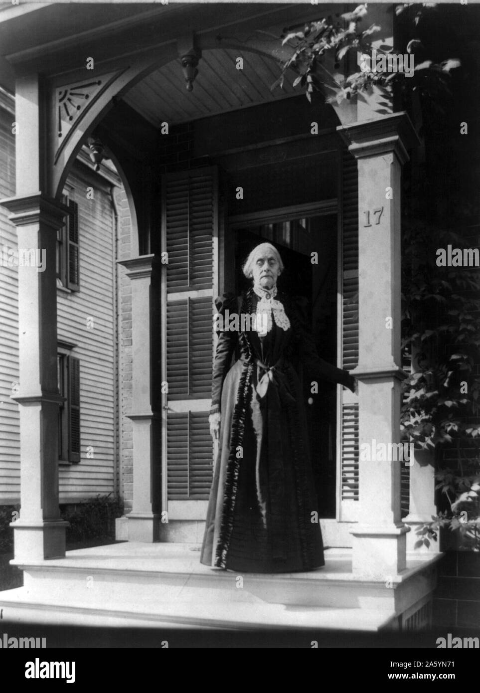 Susan B. Anthony 1900.  Frances Benjamin Johnston Stock Photo