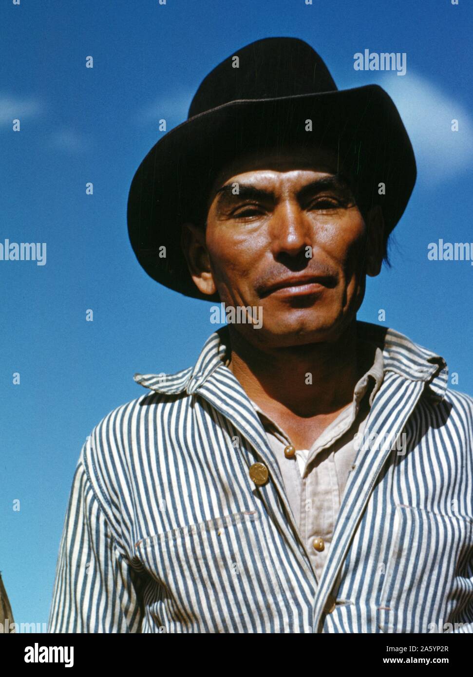 Migratory worker, FSA camp, Robstown, Texas 1942 Stock Photo