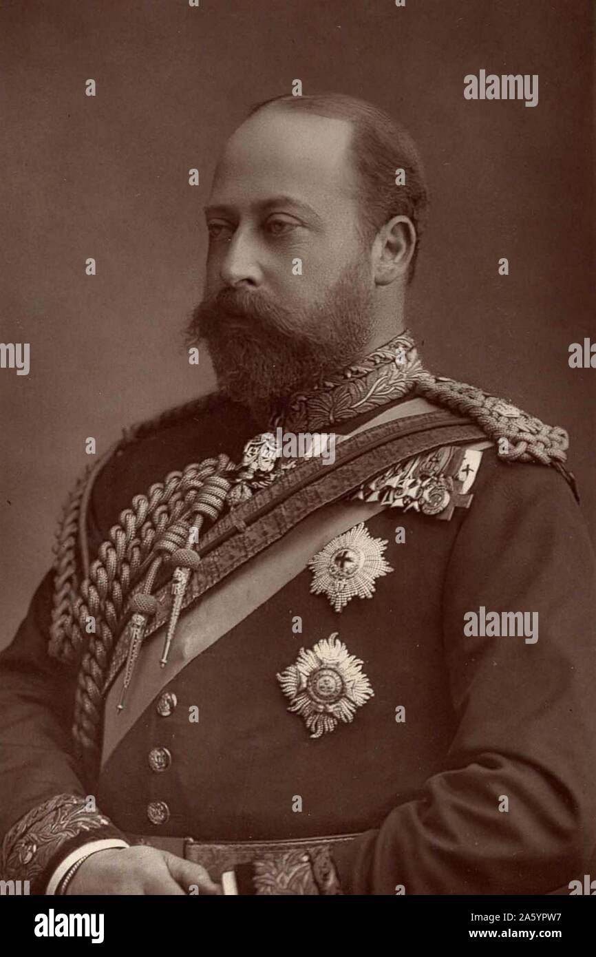 Albert Edward, Prince of Wales (1841-1910). Later reigned as Edward VII. Stock Photo