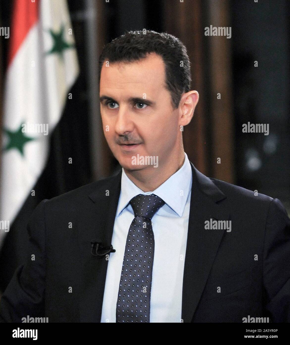 Bashar al-Assad (born 11 September 1965) Syrian president since 2000, when he succeeded his father, Hafez al-Assad. Stock Photo