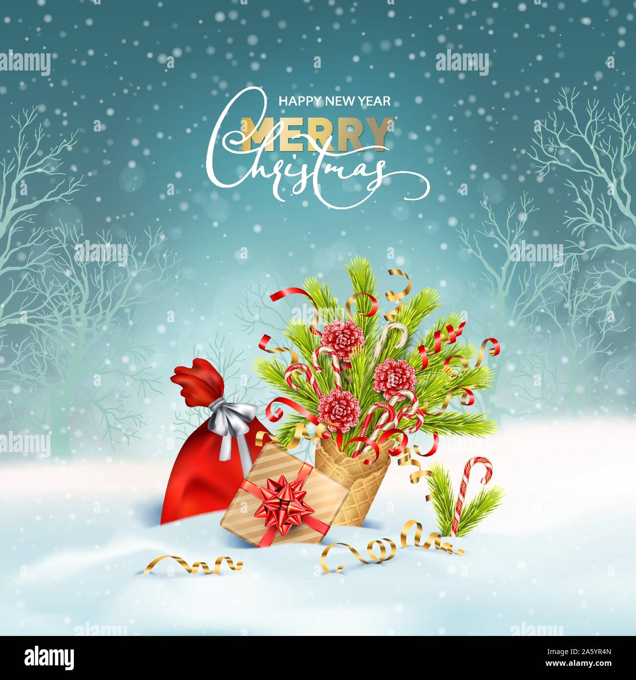 Christmas Holiday Background Stock Vector