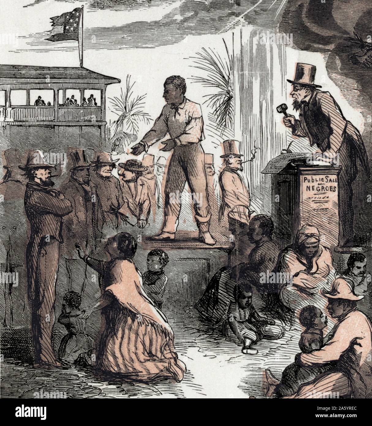 Slave auction hires stock photography and images Alamy
