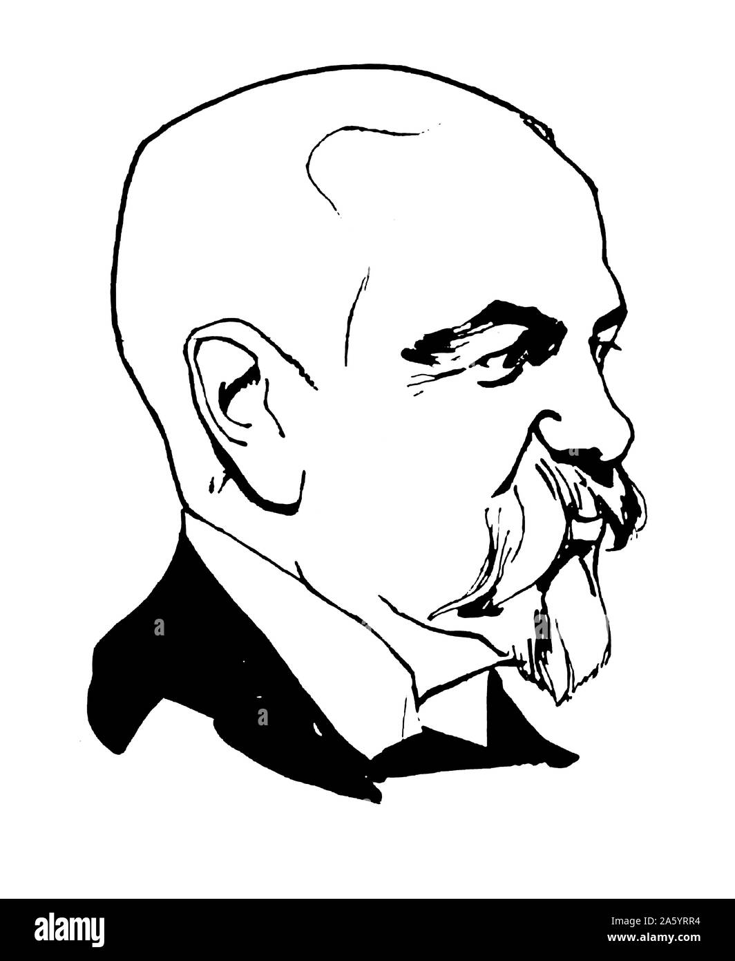 Francesc Ferrer i Guàrdia (10 January 1859 – 13 October 1909) (known as Francisco Ferrer) was a Spanish anarchist. Stock Photo