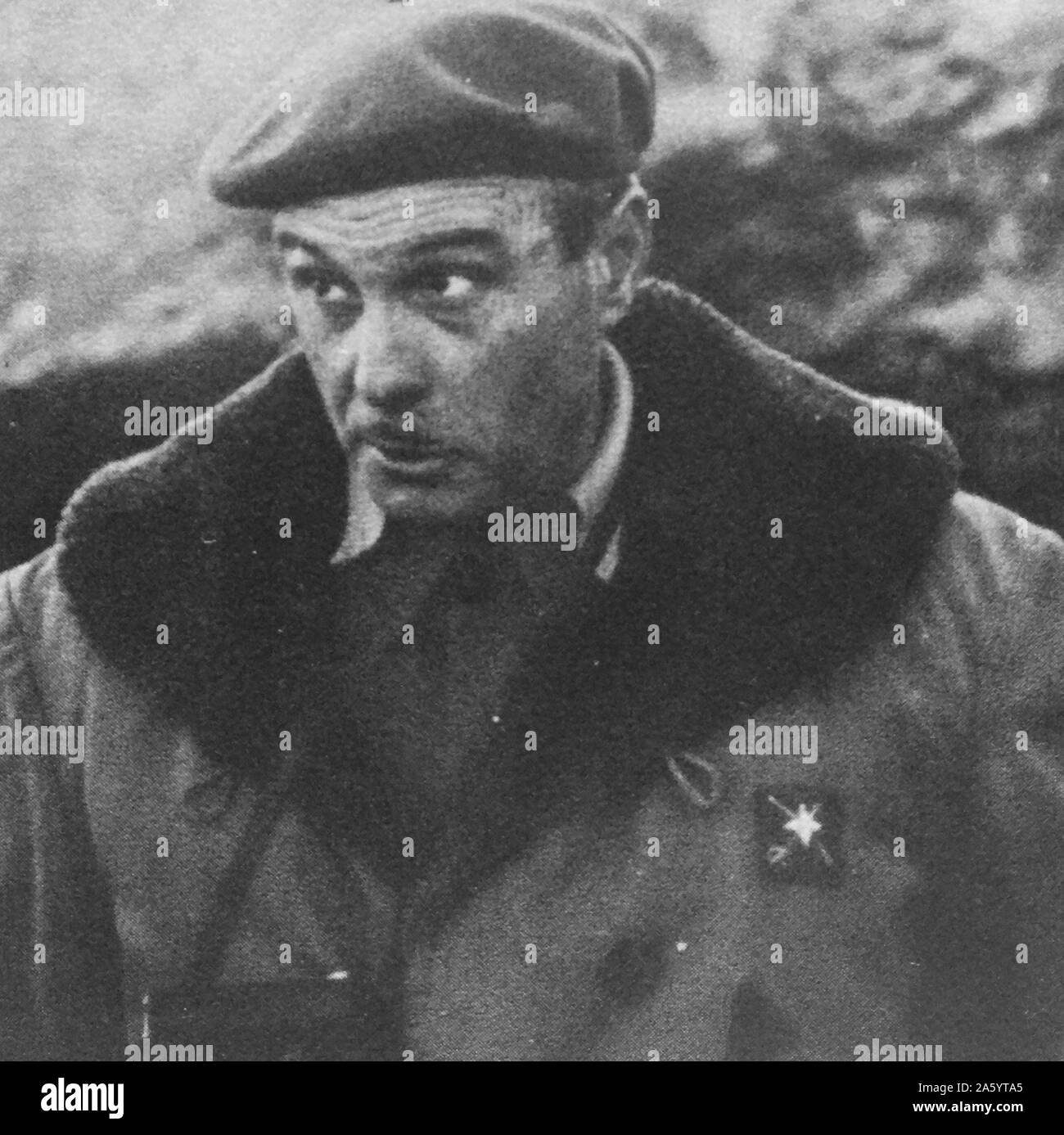 José Solchaga Zala (1881 - 1953) was a Spanish general who fought for the Nationalists in the Spanish Civil War. Stock Photo